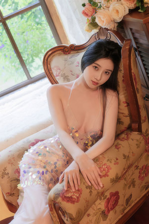 女士超透开档内裤